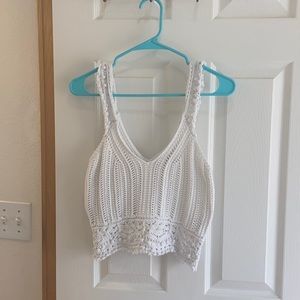 Knitted crop top